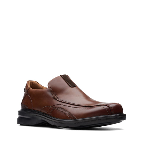 Clarks Gessler Step 26171776 Mens Brown Loafers & Slip Ons Casual Shoes