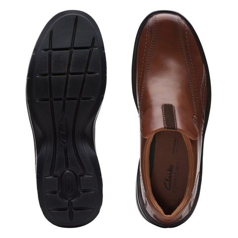Clarks Gessler Step 26171776 Mens Brown Loafers & Slip Ons Casual Shoes