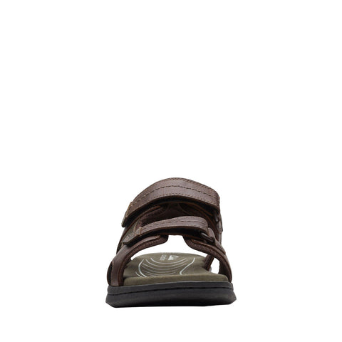 Clarks Walkford Walk 26171796 Mens Brown Wide Leather Sport Sandals Shoes