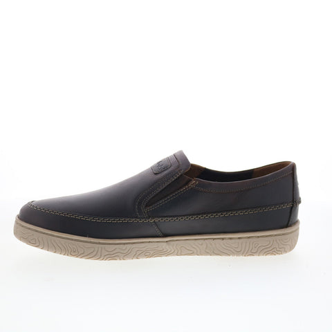 Clarks Hodson Step 26172158 Mens Brown Loafers & Slip Ons Casual Shoes