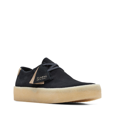Clarks Ashcott Cup 26172526 Mens Black Suede Oxfords & Lace Ups Casual Shoes