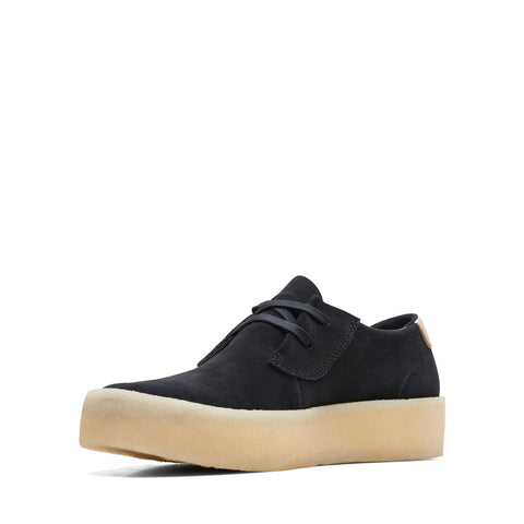 Clarks Ashcott Cup 26172526 Mens Black Suede Oxfords & Lace Ups Casual Shoes