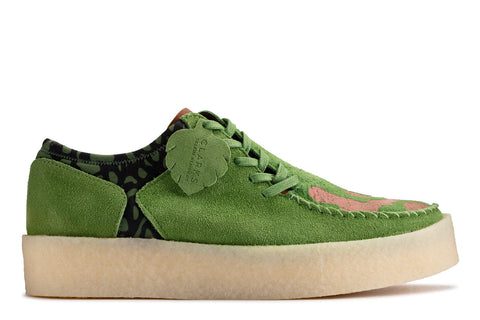 Clarks Lugger Cupsole x Salehe Bembury Mens Green Oxfords & Lace Ups Shoes