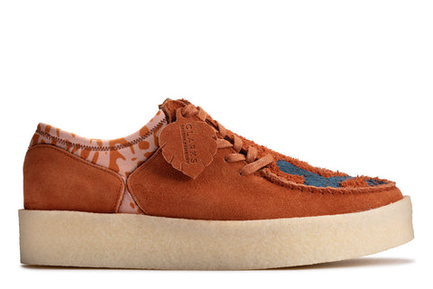 Clarks Lugger Cupsole x Salehe Bembury Mens Orange Oxfords & Lace Ups Shoes
