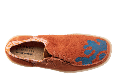 Clarks Lugger Cupsole x Salehe Bembury Mens Orange Oxfords & Lace Ups Shoes