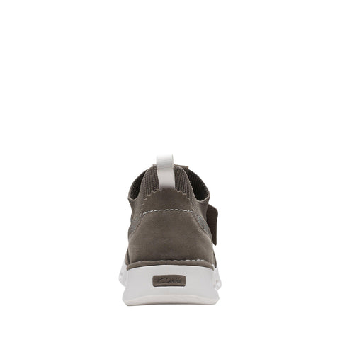 Clarks Nature X Go 26172681 Mens Gray Leather Lifestyle Sneakers Shoes