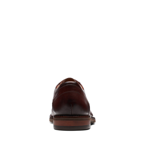 Clarks Un Hugh Cap 26172837 Mens Brown Wide Oxfords & Lace Ups Cap Toe Shoes