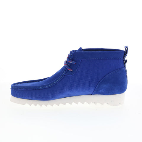 Clarks Wallabee 2 FTRE 26173079 Mens Blue Suede Lace Up Chukkas Boots
