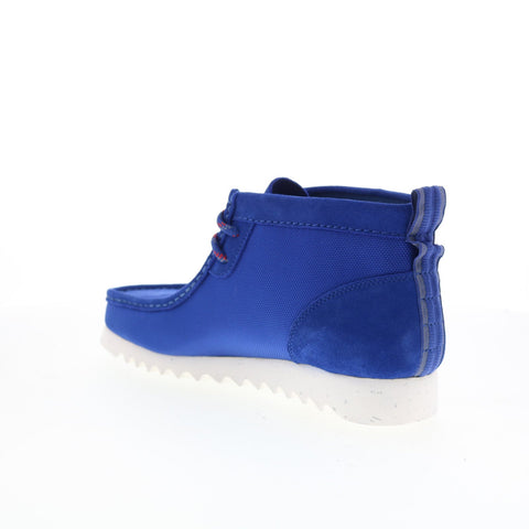 Clarks Wallabee 2 FTRE 26173079 Mens Blue Suede Lace Up Chukkas Boots