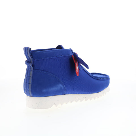 Clarks Wallabee 2 FTRE 26173079 Mens Blue Suede Lace Up Chukkas Boots