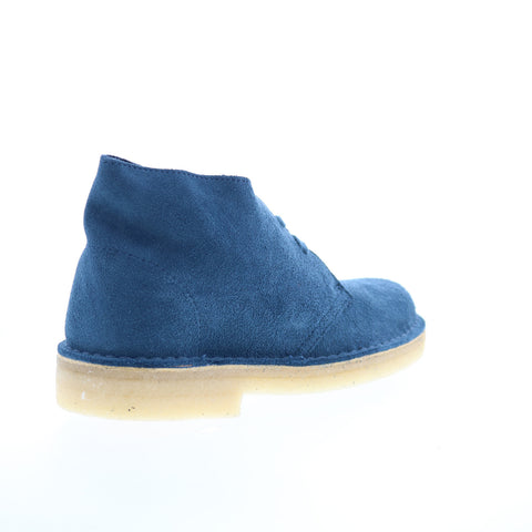 Clarks Desert Boot 26173213 Womens Blue Suede Lace Up Chukkas Boots