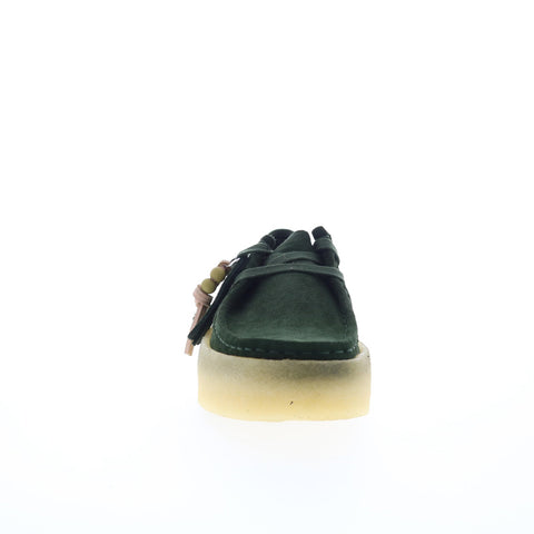 Clarks Wallabee Cup 26173253 Womens Green Oxfords & Lace Ups Casual Shoes