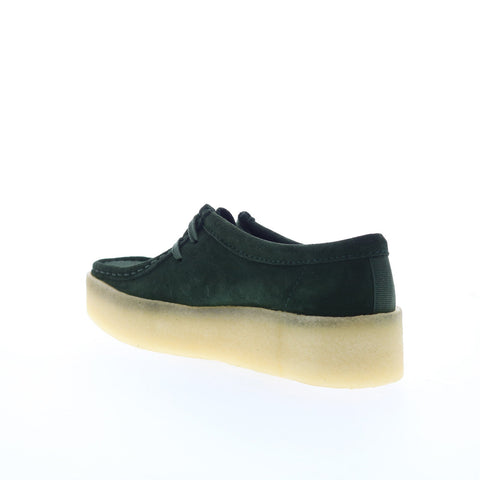 Clarks Wallabee Cup 26173253 Womens Green Oxfords & Lace Ups Casual Shoes