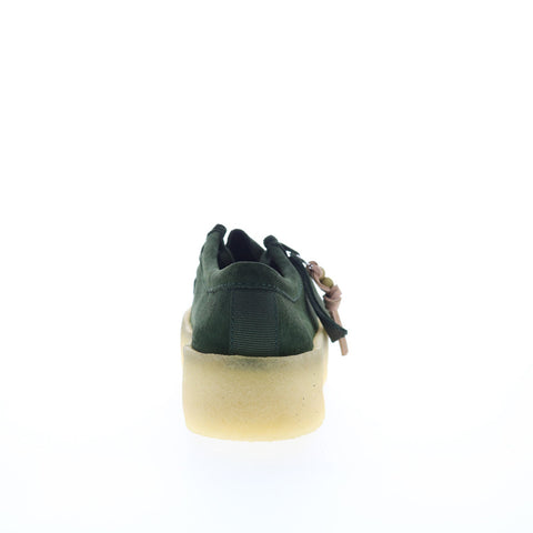 Clarks Wallabee Cup 26173253 Womens Green Oxfords & Lace Ups Casual Shoes