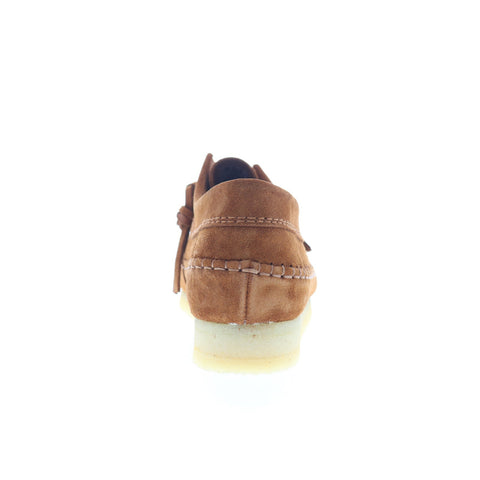 Clarks Weaver 26173256 Womens Brown Suede Oxfords & Lace Ups Casual Shoes