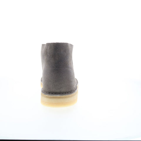 Clarks Desert Coal 26173282 Mens Gray Suede Lace Up Chukkas Boots