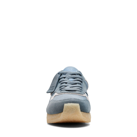 Clarks Lockhill Ronnie Fieg Kith Mens Blue Leather Lifestyle Sneakers Shoes