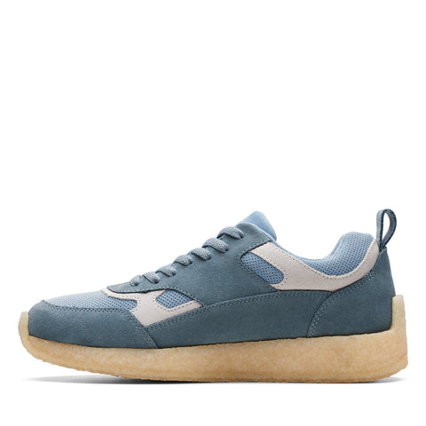 Clarks Lockhill Ronnie Fieg Kith Mens Blue Leather Lifestyle Sneakers Shoes