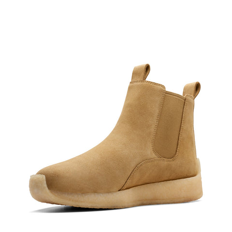 Clarks Radlett 26173377 Mens Brown Leather Ankle Slip On Chelsea Boots