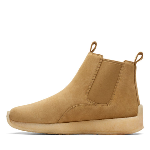 Clarks Radlett 26173377 Mens Brown Leather Ankle Slip On Chelsea Boots