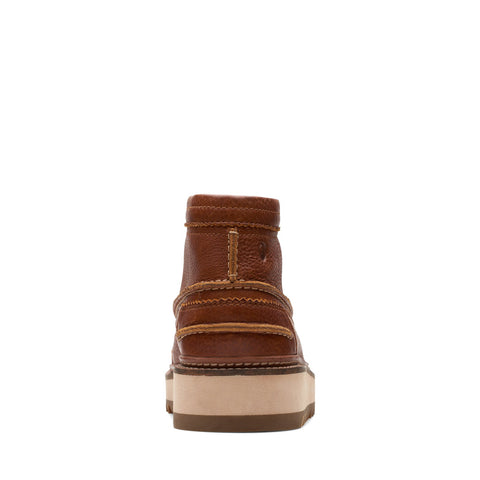 Clarks Clarkhill Mid 26173449 Mens Brown Leather Lace Up Casual Dress Boots
