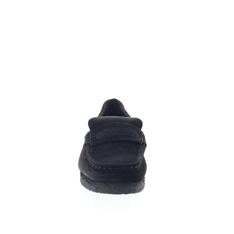 Clarks Wallabee Loafer 26173509 Womens Black Loafers & Slip Ons Casual Shoes