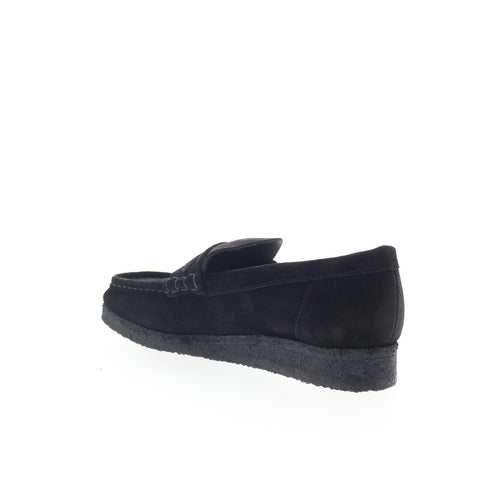 Clarks Wallabee Loafer 26173509 Womens Black Loafers & Slip Ons Casual Shoes