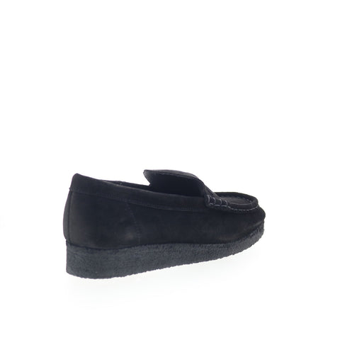 Clarks Wallabee Loafer 26173509 Womens Black Loafers & Slip Ons Casual Shoes