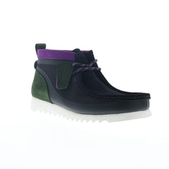 靴 Clarks Wallabee 2 WP Clarks Wallabee 2 FTRE 26173601 Mens Black Suede Lace Up Chukkas