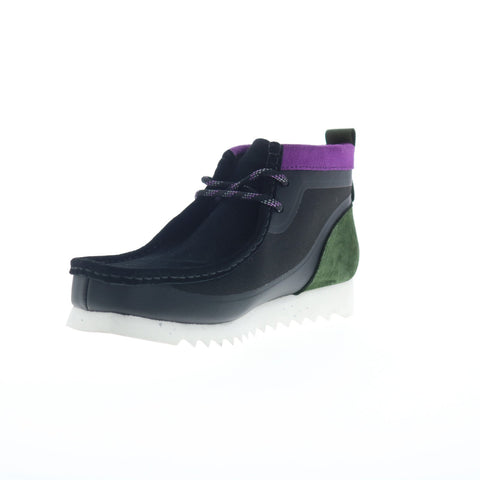 Clarks Wallabee 2 FTRE 26173601 Mens Black Suede Lace Up Chukkas Boots