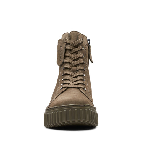 Clarks Torhill Rise 26173871 Womens Brown Nubuck Casual Dress Boots 