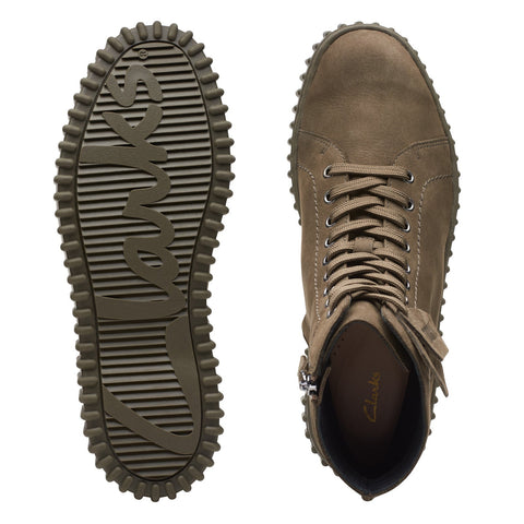 Clarks Torhill Rise 26173871 Womens Brown Nubuck Casual Dress Boots 