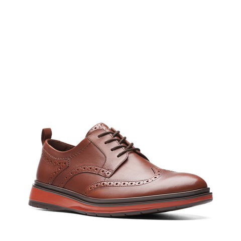 Clarks Chantry Wing 26173936 Mens Brown Oxfords Wingtip & Brogue Shoes