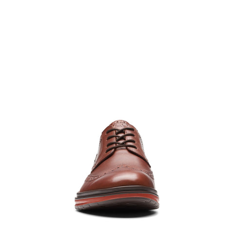 Clarks Chantry Wing 26173936 Mens Brown Oxfords Wingtip & Brogue Shoes