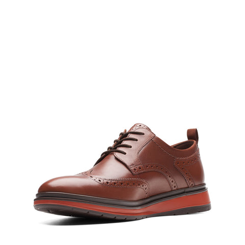 Clarks Chantry Wing 26173936 Mens Brown Oxfords Wingtip & Brogue Shoes