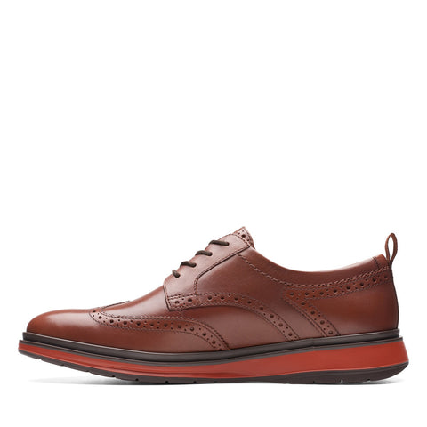 Clarks Chantry Wing 26173936 Mens Brown Oxfords Wingtip & Brogue Shoes