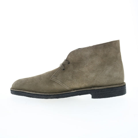 Clarks Desert Boot 26174055 Mens Gray Suede Lace Up Ankle Boots