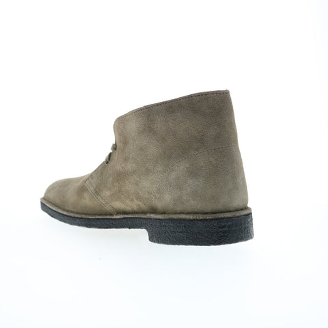 Clarks Desert Boot 26174055 Mens Gray Suede Lace Up Ankle Boots