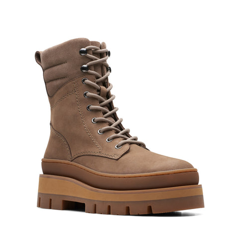 Clarks Orianna 2 Hike 26174063 Womens Brown Nubuck Lace Up Casual Boots