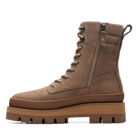 Clarks Orianna 2 Hike 26174063 Womens Brown Nubuck Lace Up Casual Boots