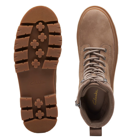 Clarks Orianna 2 Hike 26174063 Womens Brown Nubuck Lace Up Casual Boots