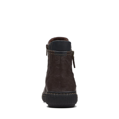Clarks Magnolia Haley 26174341 Womens Brown Wide Ankle & Booties Boots