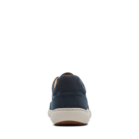 Clarks Nalle Fern 26174377 Womens Blue Leather Lifestyle Sneakers Shoes