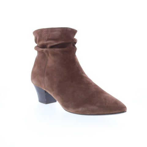 Clarks Teresa Skip 26174446 Womens Brown Suede Zipper Ankle & Booties Boots