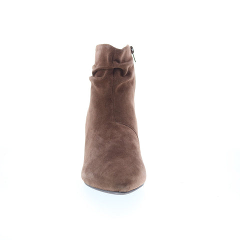 Clarks Teresa Skip 26174446 Womens Brown Wide Suede Ankle & Booties Boots