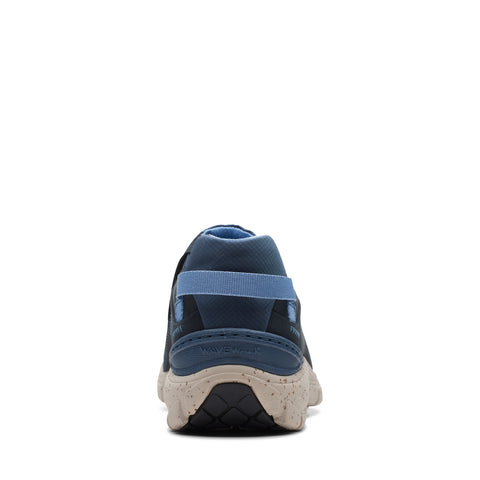 Clarks Wave Plateau AP 26174450 Womens Blue Wide Lifestyle Sneakers Shoes