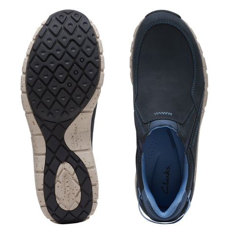 Clarks Wave Plateau AP 26174450 Womens Blue Wide Lifestyle Sneakers Shoes
