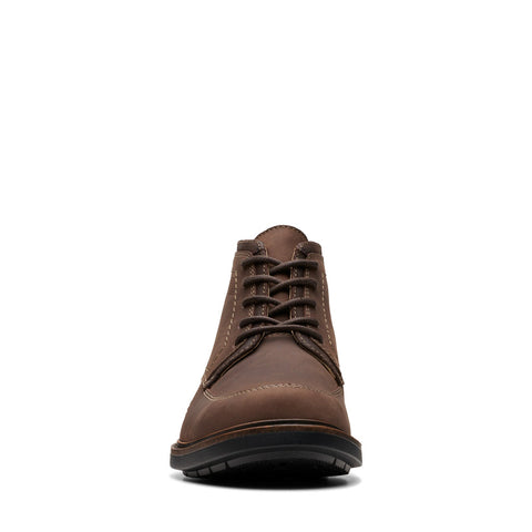 Clarks Un Shire HI WP 26174583 Mens Brown Wide Leather Casual Dress Boots