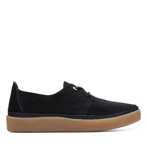 Clarks Oakpark Lace 26174603 Mens Black Suede Oxfords & Lace Ups Casual Shoes