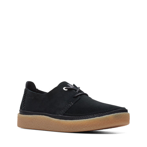 Clarks Oakpark Lace 26174603 Mens Black Suede Oxfords & Lace Ups Casual Shoes